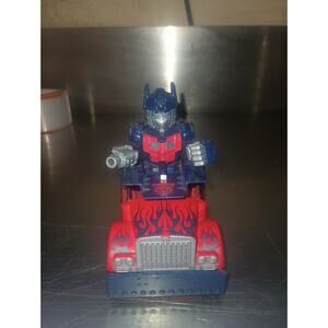 *2008 Transformers Truck Action Figure Toy Blue RED Hasbro 6 inches